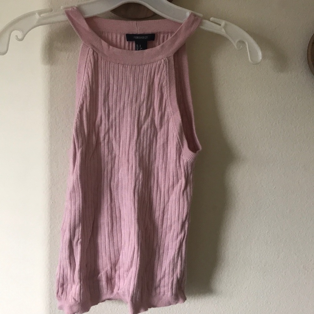 Forever 21 light pink crop top!
